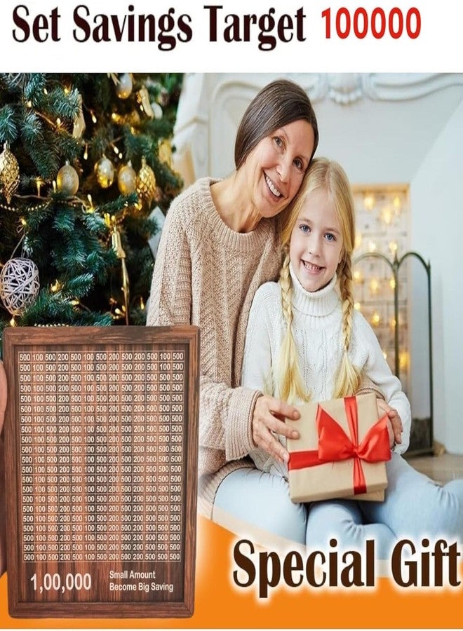 rhonnium صندوق توفير المال من الرونيوم بقيمة 1 لاخ مع أرقام (19 سم × 8.7 سم × 15 سم) - Image 4